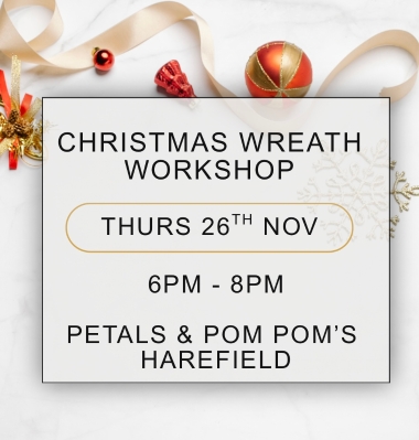 Christmas Wreath Workshop Thursday 26th Nov