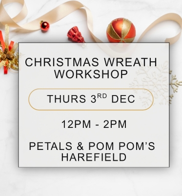 Christmas Wreath Workshop Thursday 3rd Dec