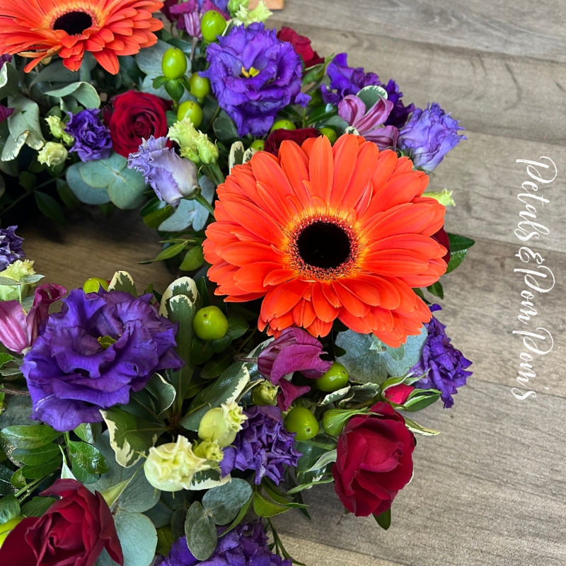 Orange Gerbera Wreath