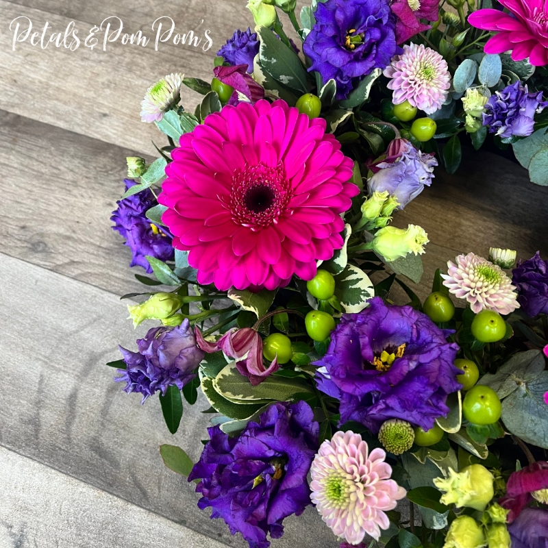 Pink Gerbera wreath