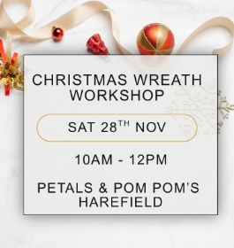 Christmas Wreath Workshop Saturday 28th Nov morning