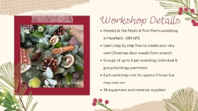 Christmas Wreath Workshop Thursday 3rd Dec